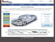 Tablet Screenshot of marimbaauto.com